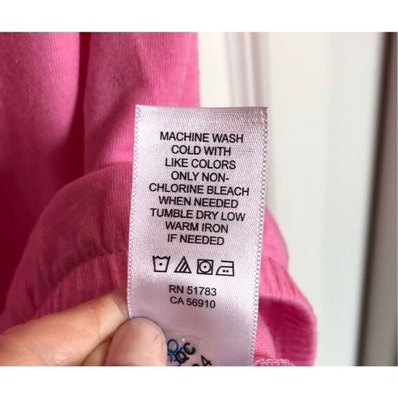 MAURICES - NWOT - L Sz L Double Flounce-Neck Blouson Tank w/Racer Back in Pink🩷 - Picture 10 of 12